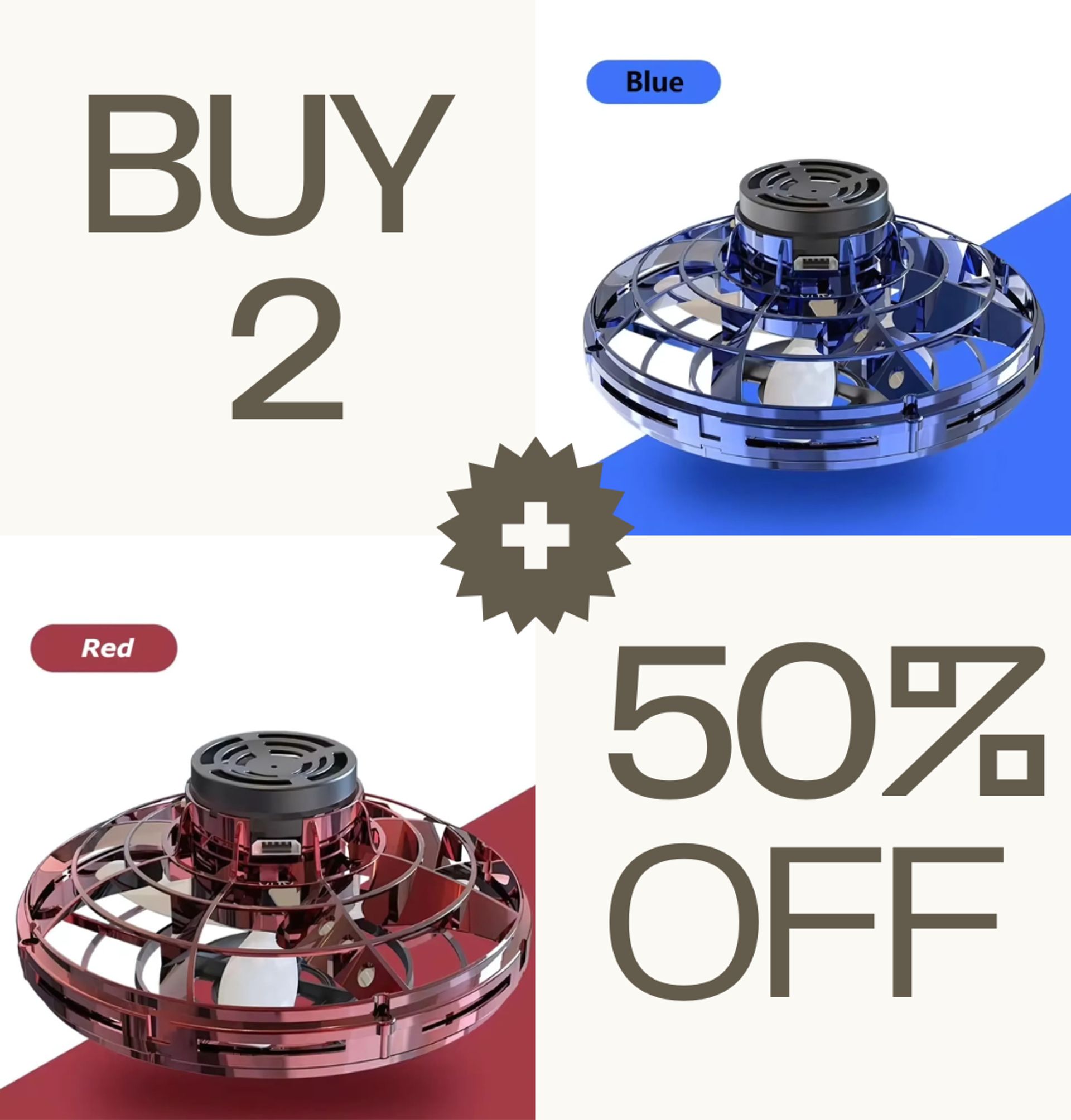 🔥2024 Hot Sales-49% OFF 🛸 Magical Flying Spinner🎁