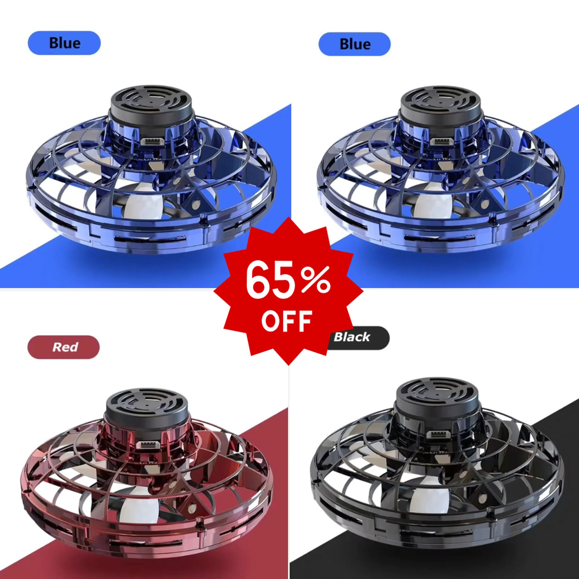 🔥2024 Hot Sales-49% OFF 🛸 Magical Flying Spinner🎁