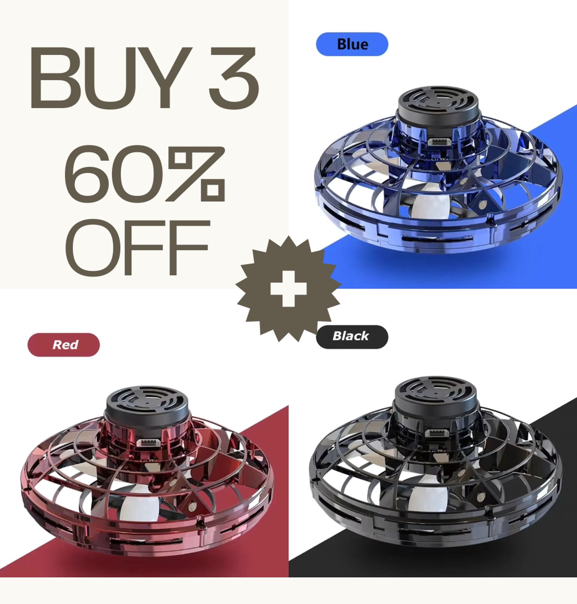 🔥2024 Hot Sales-49% OFF 🛸 Magical Flying Spinner🎁