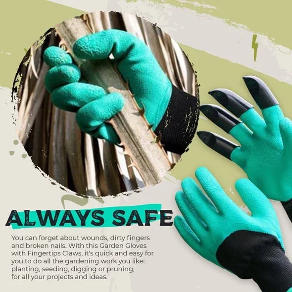 (🔥Today Promotion- SAVE 48% OFF)Garden Gloves With Claws